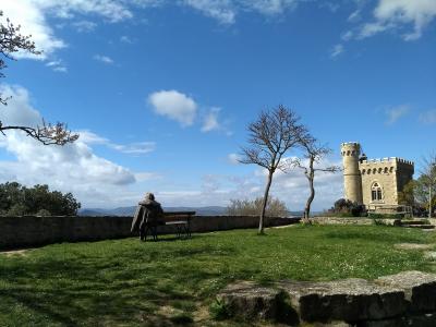 Gertrud enjoying the moment during one of our weekend outings in the South of France.